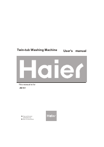 Handleiding Haier AS-707 Wasmachine