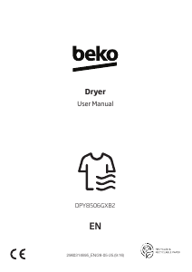 Bruksanvisning BEKO DPY8506GXB2 Torktumlare