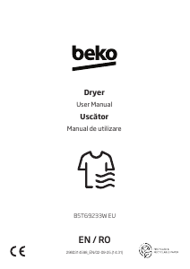 Manual BEKO B5T69233W EU Dryer