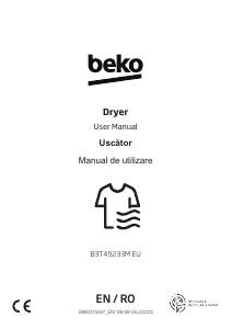 Manual BEKO B3T49233M EU Uscător