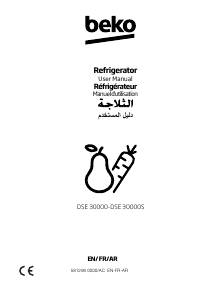 Mode d’emploi BEKO DSE30000S Réfrigérateur combiné