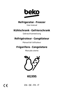 Bedienungsanleitung BEKO KG395 Kühl-gefrierkombination