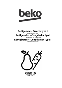 Mode d’emploi BEKO DS136010S Réfrigérateur combiné