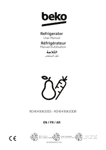 Manual BEKO RCHE430K20DS Fridge-Freezer
