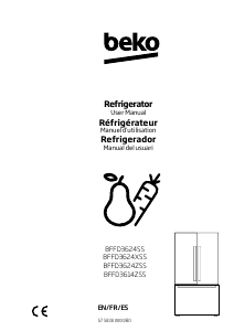 Manual BEKO BFFD3614ZSS Fridge-Freezer