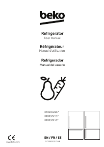 Manual BEKO BFBD30216SSIML Fridge-Freezer