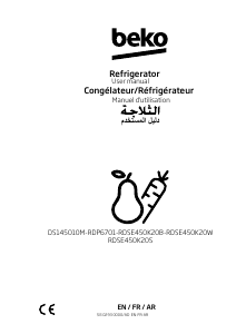 Manual BEKO RDSE450K20S Fridge-Freezer