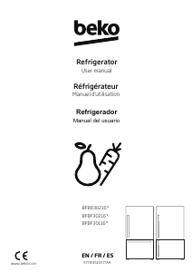 Manual BEKO BFBF30216SS Fridge-Freezer