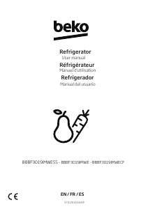 Manual de uso BEKO BBBF3019IMWESS Frigorífico combinado