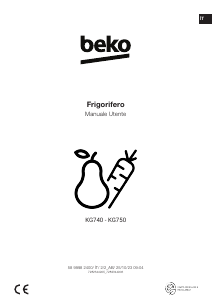 Manuale BEKO KG750 Frigorifero-congelatore