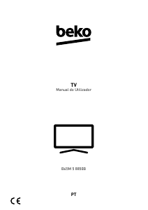 Manual BEKO B65M 8850 5B Televisor LED