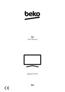 Bruksanvisning BEKO B43M D 790 B LED TV