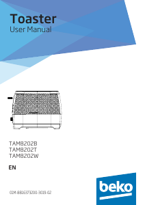 Bruksanvisning BEKO TAM 8202 T Brödrost