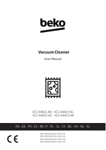 Instrukcja BEKO VCC 44401 AR Odkurzacz