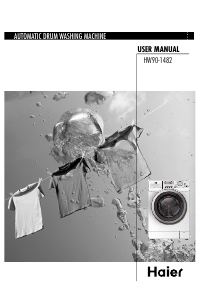 Manual Haier HW90-1482 Washing Machine