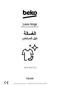 Mode d’emploi BEKO WUE 9622 XCS Lave-linge