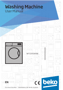 Manual BEKO WY104344W Washing Machine