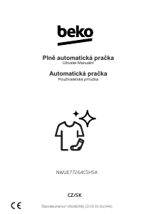 Manuál BEKO NWUE77264CSH5A Pračka