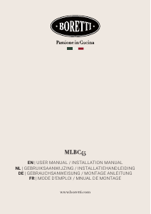 Mode d’emploi Boretti MLBC45ZW Four