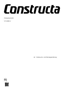 Bedienungsanleitung Constructa CF4A28063 Backofen