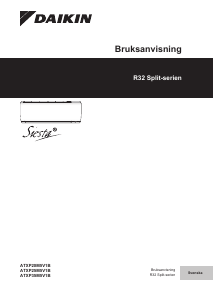 Bruksanvisning Daikin ATXP25M5V1B Luftkonditionering