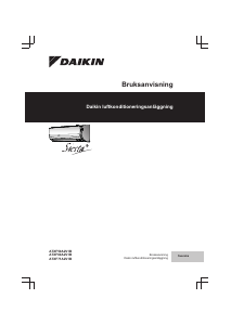Bruksanvisning Daikin ATXF60A2V1B Luftkonditionering