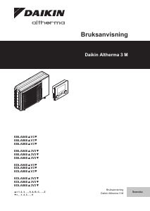 Bruksanvisning Daikin EBLA06E2V3 Altherma Värmepump