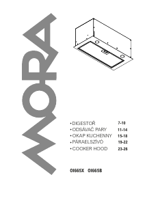 Instrukcja Mora OI 665 X Okap kuchenny