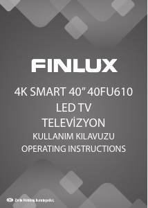 Kullanım kılavuzu Finlux 40FU610 LED televizyon