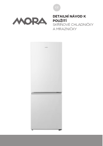 Manuál Mora CMD 2104 W Lednice s mrazákem