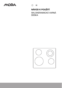 Manuál Mora VDST 651 X Varná deska