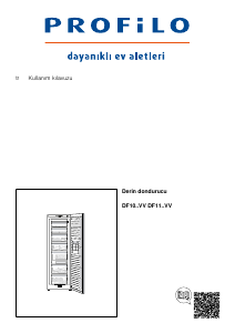 Kullanım kılavuzu Profilo DF1033WEVV Dondurucu