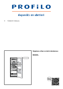 Kullanım kılavuzu Profilo D2055IEXN Donduruculu buzdolabı