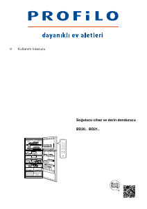 Kullanım kılavuzu Profilo D2186WEXN Donduruculu buzdolabı