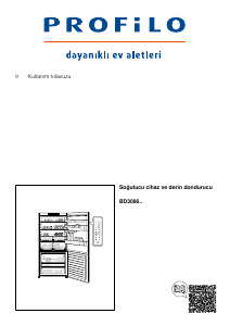 Kullanım kılavuzu Profilo D3086WCFP Donduruculu buzdolabı