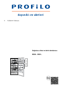 Kullanım kılavuzu Profilo D2086WDAN Donduruculu buzdolabı