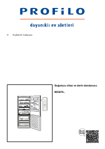 Kullanım kılavuzu Profilo D3076WCAP Donduruculu buzdolabı