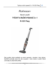Manuál Rohnson R-1231 Flexy Vysavač