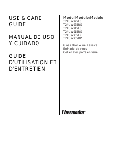 Manual de uso Thermador T24UW905LP Vinoteca