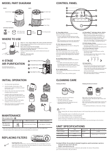 Manual Winix T500 Air Purifier