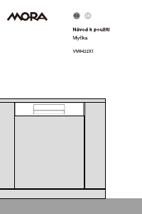 Manuál Mora VM 6422 X1 Myčka na nádobí