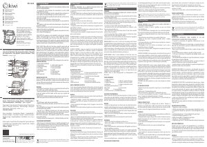 Manuale Kiwi KCC-4320 Pulitore per materassi
