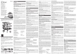 Manuale Kiwi KCC-4322 Pulitore per materassi