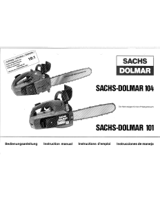 Manual Dolmar 104 Chainsaw