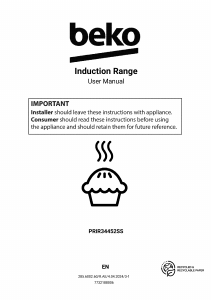Manual BEKO PRIR34452SS Range