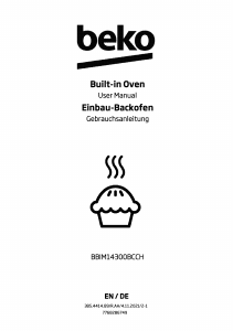 Bedienungsanleitung BEKO BBIM14300BCCH Backofen