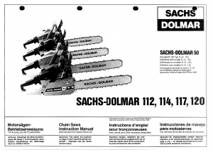 Bedienungsanleitung Dolmar 114 Kettensäge