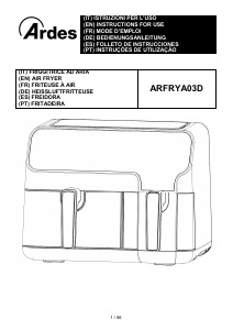 Bedienungsanleitung Ardes ARFRYA03D Fritteuse
