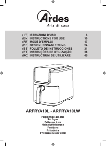 Manual de uso Ardes ARFRYA10LW Freidora