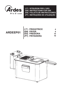 Manuale Ardes ARDEEP01 Friggitrice
